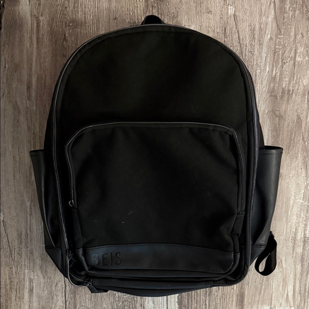 BEIS Black Men's Backpack